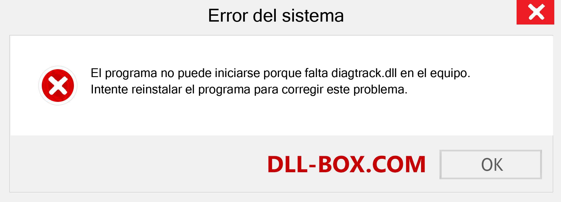 ¿Falta el archivo diagtrack.dll ?. Descargar para Windows 7, 8, 10 - Corregir diagtrack dll Missing Error en Windows, fotos, imágenes